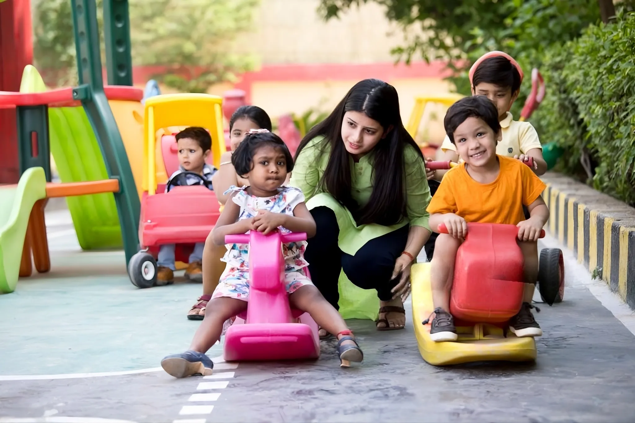 Children playing at Vignaan Preschool