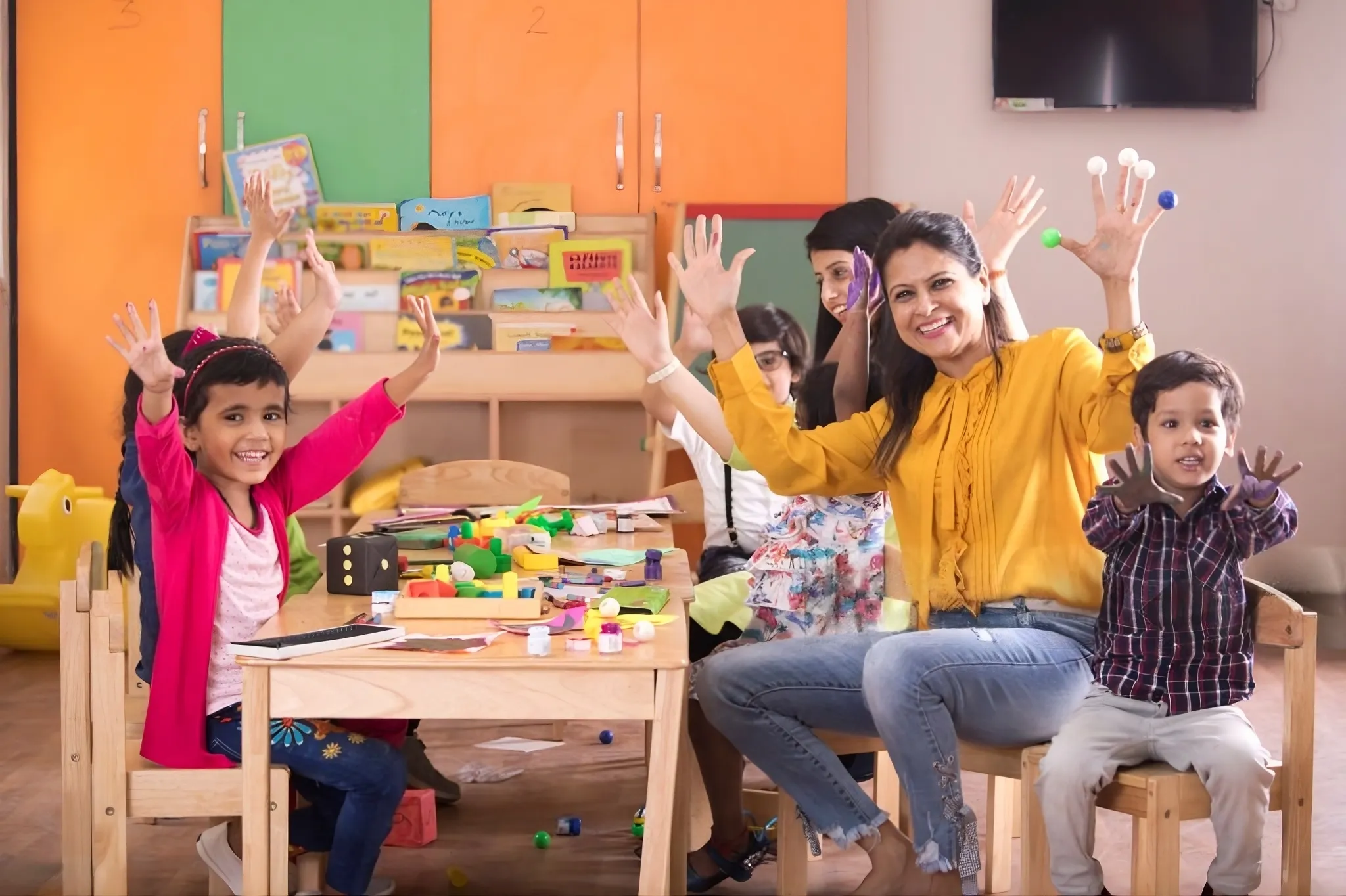 Preschool daily routine